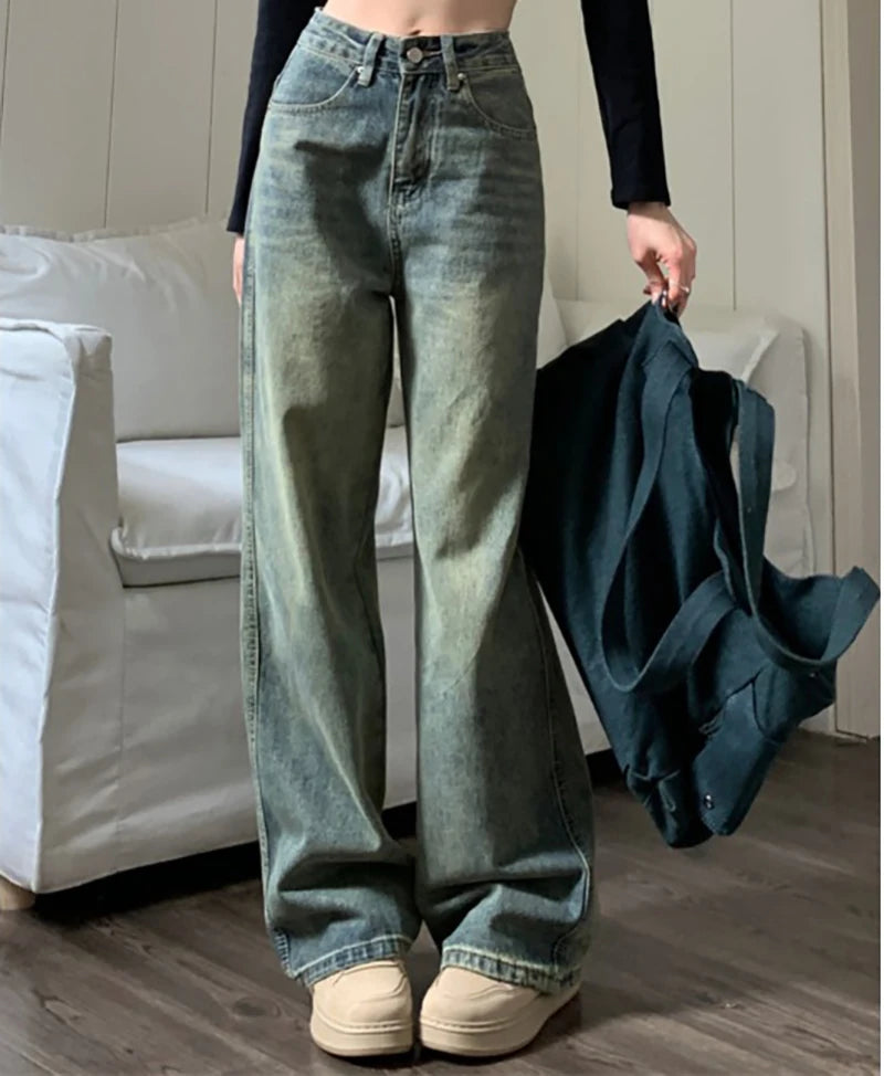 Retro Washed Vintage Jeans