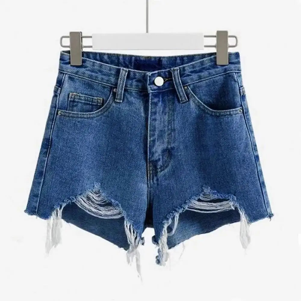 Women's High Waist Denim Shorts