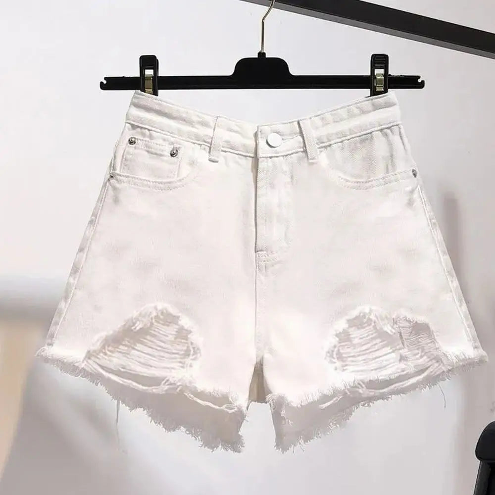Women's High Waist Denim Shorts