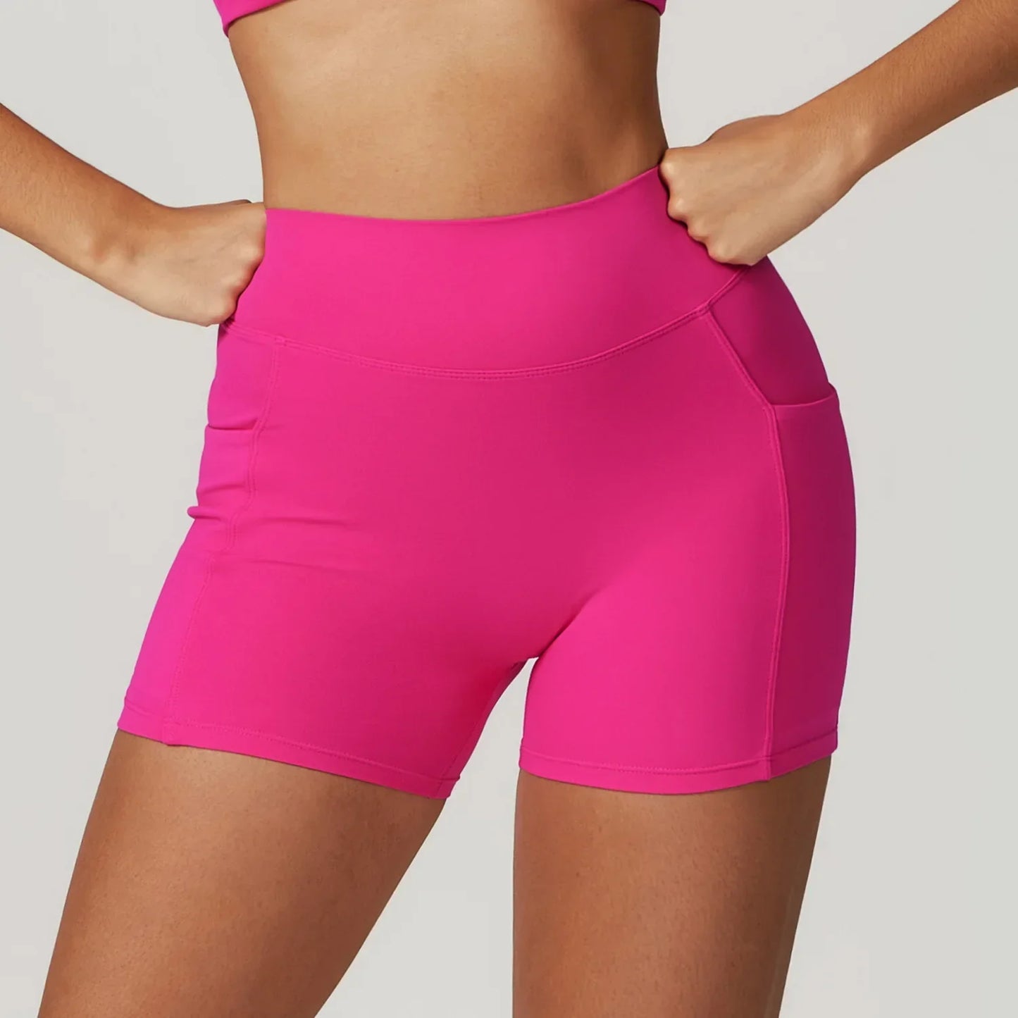 Women Scrunch Butt Yoga Shorts Push Up High Waist Sports Short