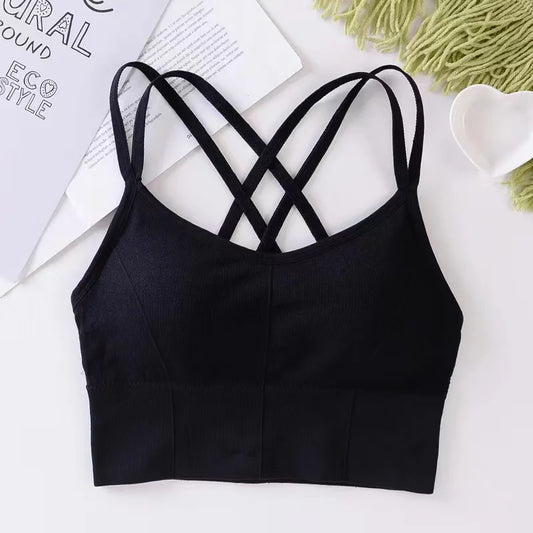 Women's Cross Strap Running Sports Bra