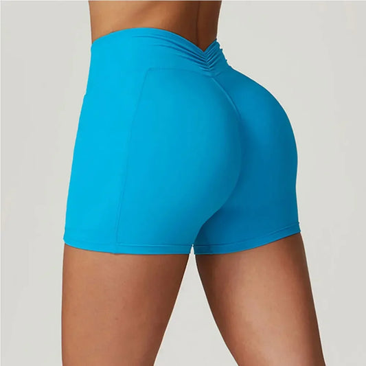 Women Scrunch Butt Yoga Shorts Push Up High Waist Sports Short