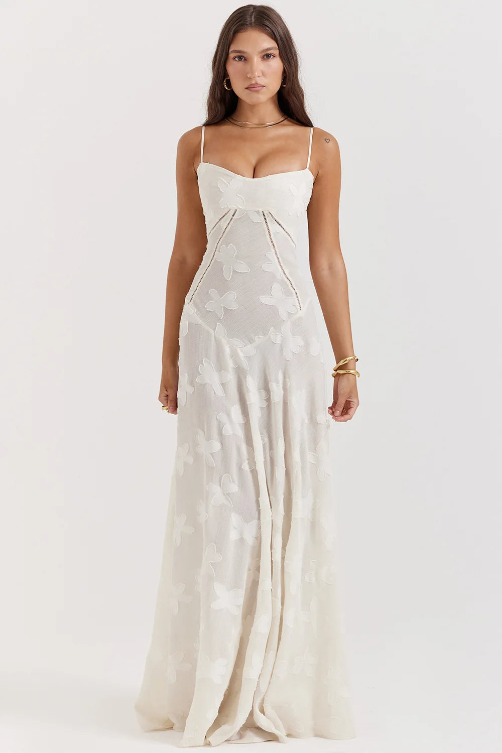 Women's Embroidered Long Dress