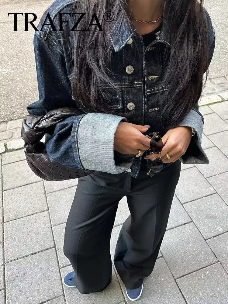 Women's Denim Pant Set