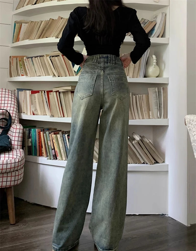 Retro Washed Vintage Jeans